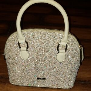 Aldo Glittery Beige Mini Bag